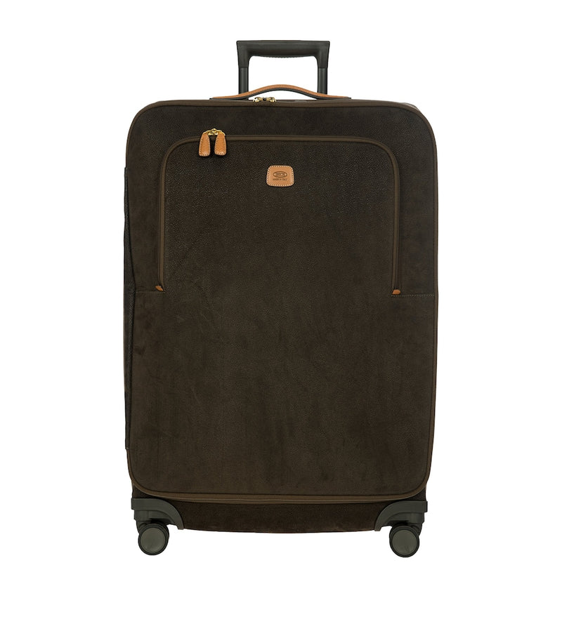 Hardwearing Recycled Polycarbonate Spinner Suitcase in Marine Hue