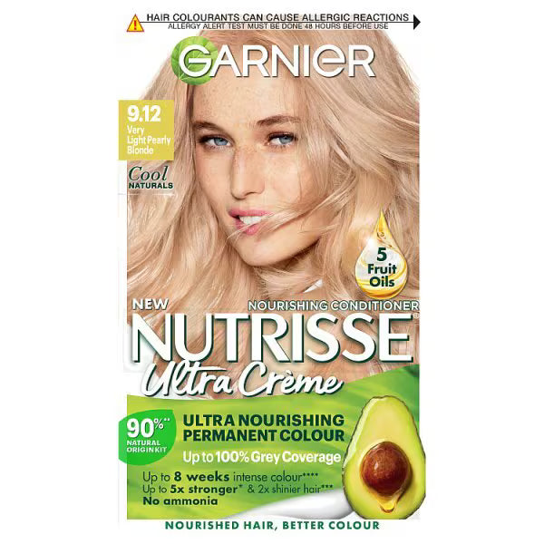 Garnier Nutrisse Blonde Permanent Hair Dye, UK version