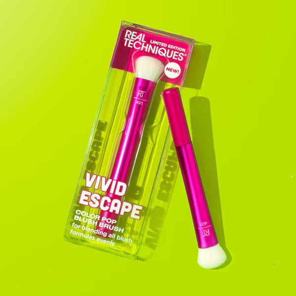 Real Techniques Color Pop Blush Brush Vivid Escape, imported from the UK