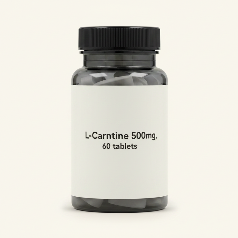 Holland Barrett L-Carnitine 500mg tablets 60 count imported from the UK