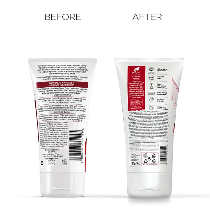 Dr Organic Aloe Vera Soothing Face Wash 150ml - McGrocer