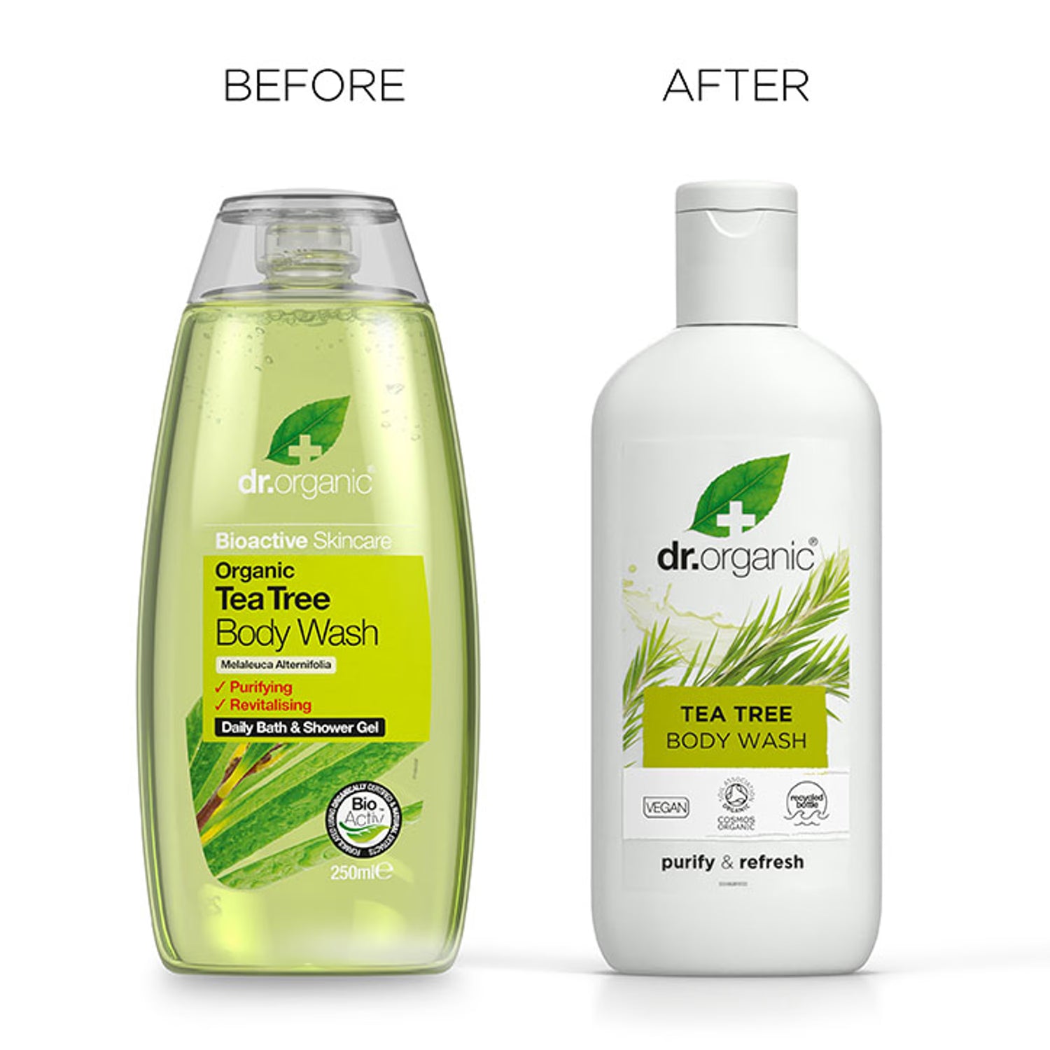 Dr Organic Tea Tree Body Wash 250ml