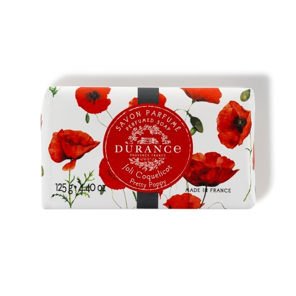 Durance Pretty Poppy Soap 125g - British product