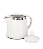 Dolce&Gabbana porcelain teapot with monogram and Art Deco design - British product
