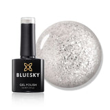 Bluesky gel polish platinum you could cut glass silver, UK version