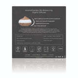 Dr Botanicals Wooden Aroma Digital Diffuser Clear Panel - British product
