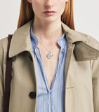 L'ATELIER NAWBAR Yellow Gold and Diamond Sunrise Pendant Necklace