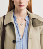 L'ATELIER NAWBAR Yellow Gold and Diamond Sunrise Pendant Necklace