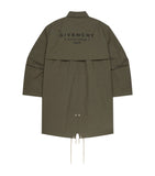 Givenchy oversized longline parka, UK version
