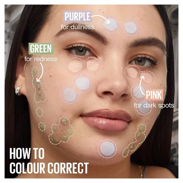 Maybelline Color Correcting Concealer Purple, imported from the UK