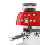 Smeg EGF03RDUK Espresso Coffee Machine with Grinder