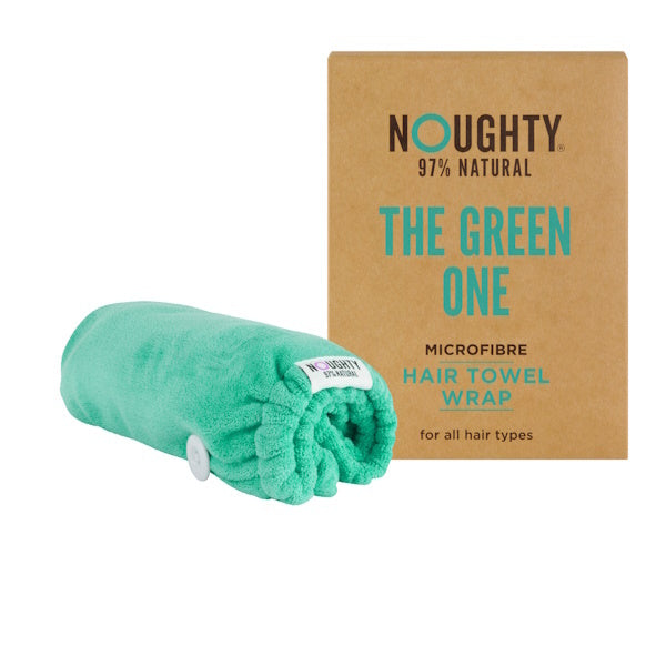 Noughty Microfibre Hair Towel Green imported from the UK