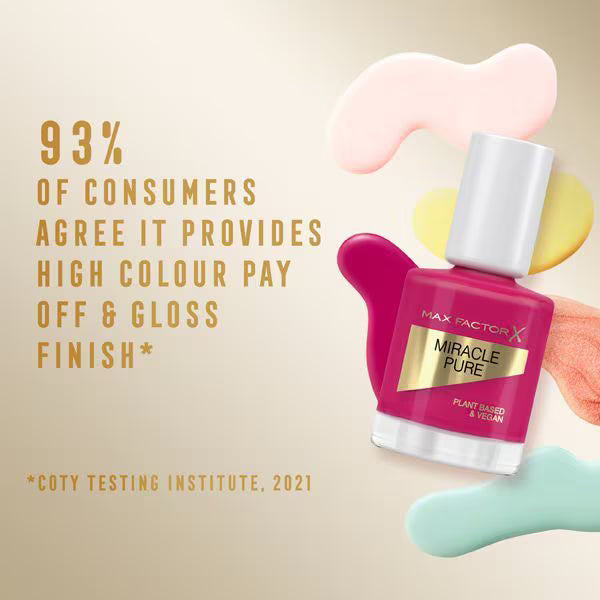 Max Factor Miracle Pure Nail Polish 265 Fry - British product
