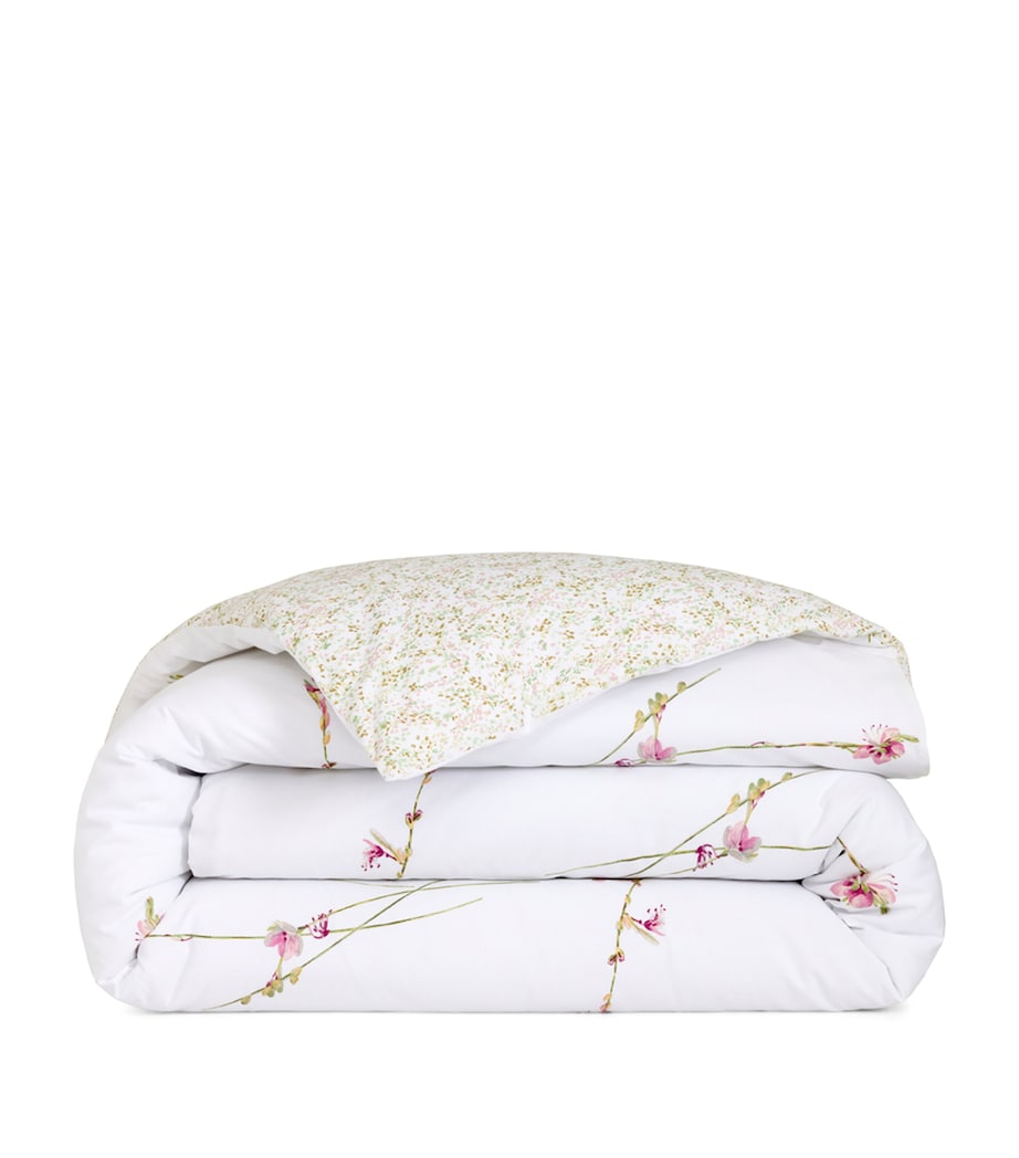 Yves Delorme Floral Gaura Super King duvet cover 260cm x 220cm (British brand)
