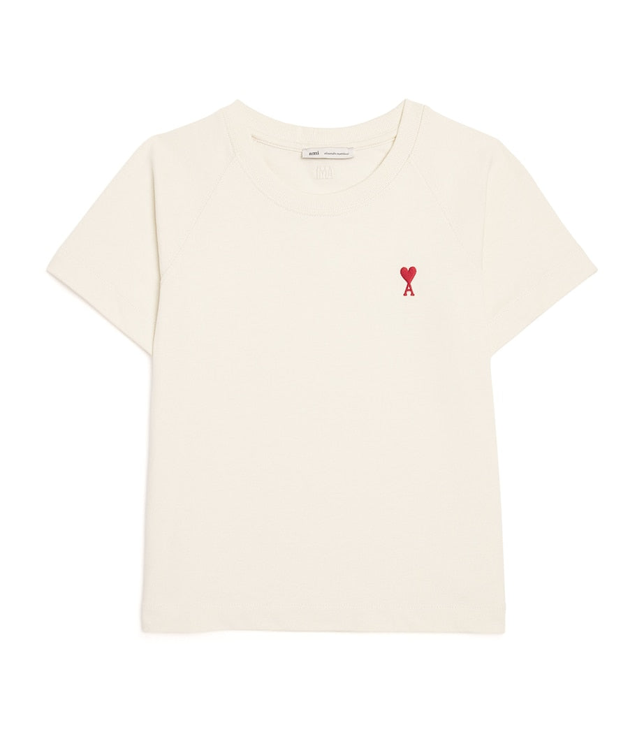 AMI Paris Cotton Ami de Coeur T-shirt for children 4-12 years - British product