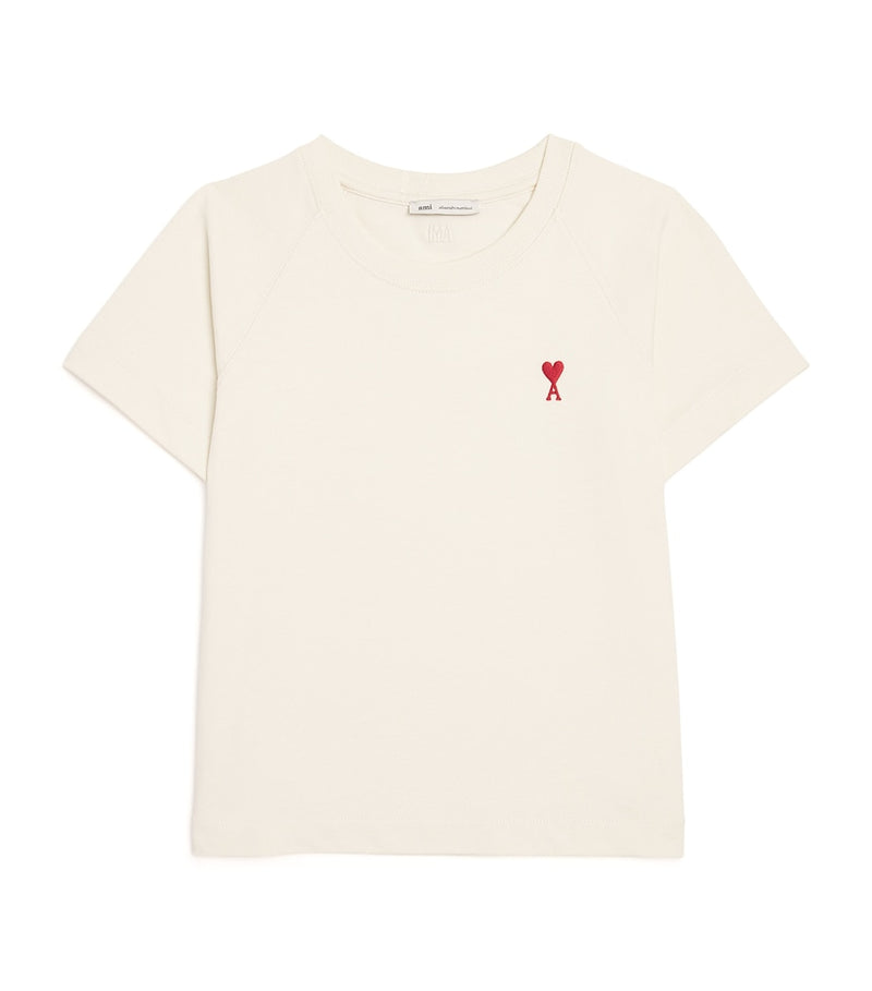 AMI Paris Cotton Ami de Coeur T-shirt for children 4-12 years - British product