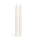 Deluxe Homeart Wax LED Dinner Candles Set of 2 - British product