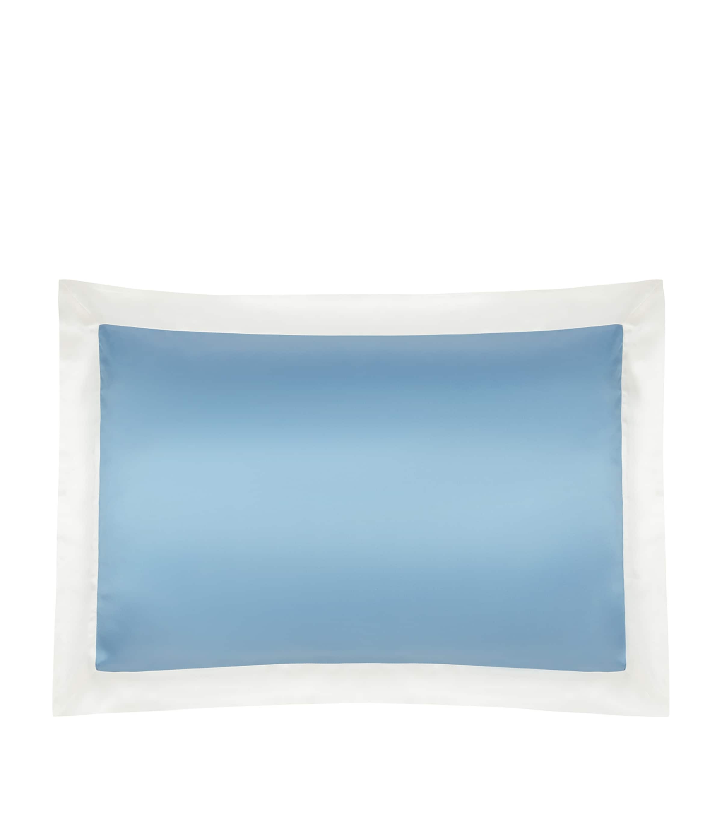 Gingerlily silk pillowcase Summerhill Blue 50cm x 70cm, UK version