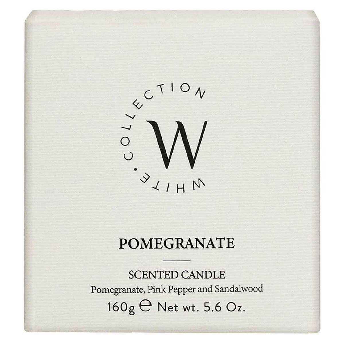The White Collection Pomegranate Candle 160g GOODS Boots   