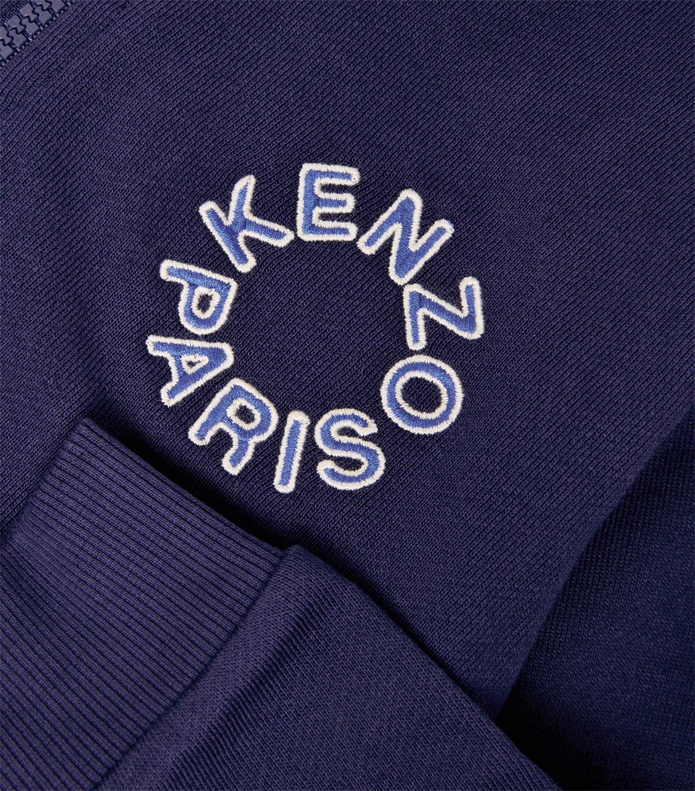 Kenzo kids cotton logo zip hoodie 5-14 years, UK version