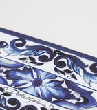 Dolce&Gabbana Casa Cotton Majolica King Flat Sheet (260cm x 280cm)