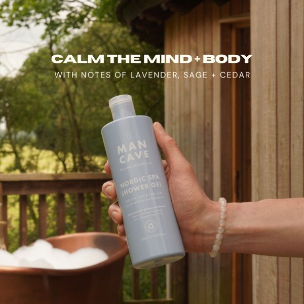 ManCave Nordic Spa Shower Gel 500ml, imported from the UK