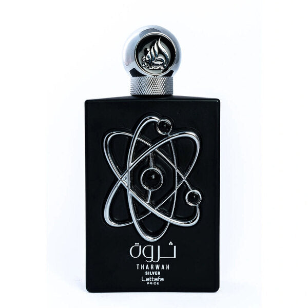 Lattafa Pride Tharwah Silver perfume bottle 100ml, UK version