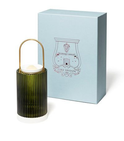 Glass Diffuser Set with Ceramic Dish, Scented Cameos and Tea Lights