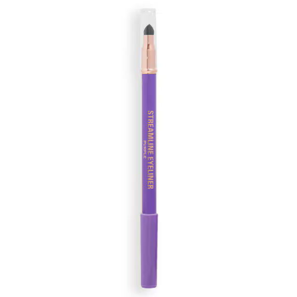 Revolution Streamline Waterline Eyeliner Pencil Purple, imported from the UK