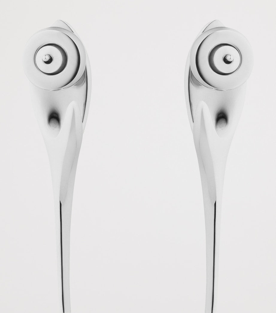 Givenchy spike silver-tone drop earrings, UK version