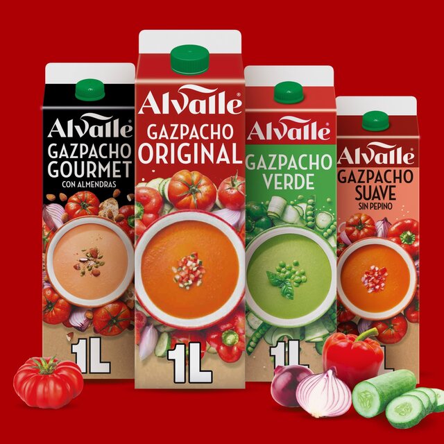 Alvalle Gazpacho Original Vegetable Soup   1L - McGrocer
