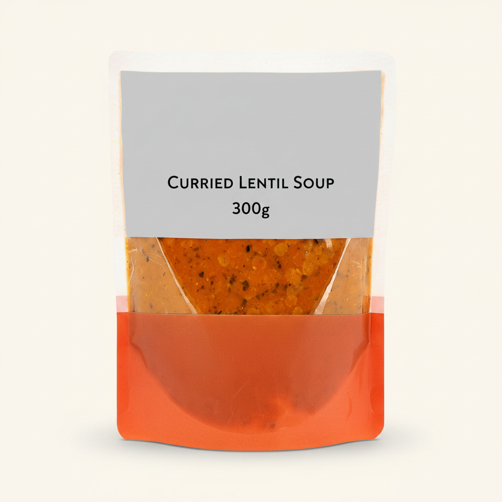 Holland & Barrett curried lentil soup 300g - British product