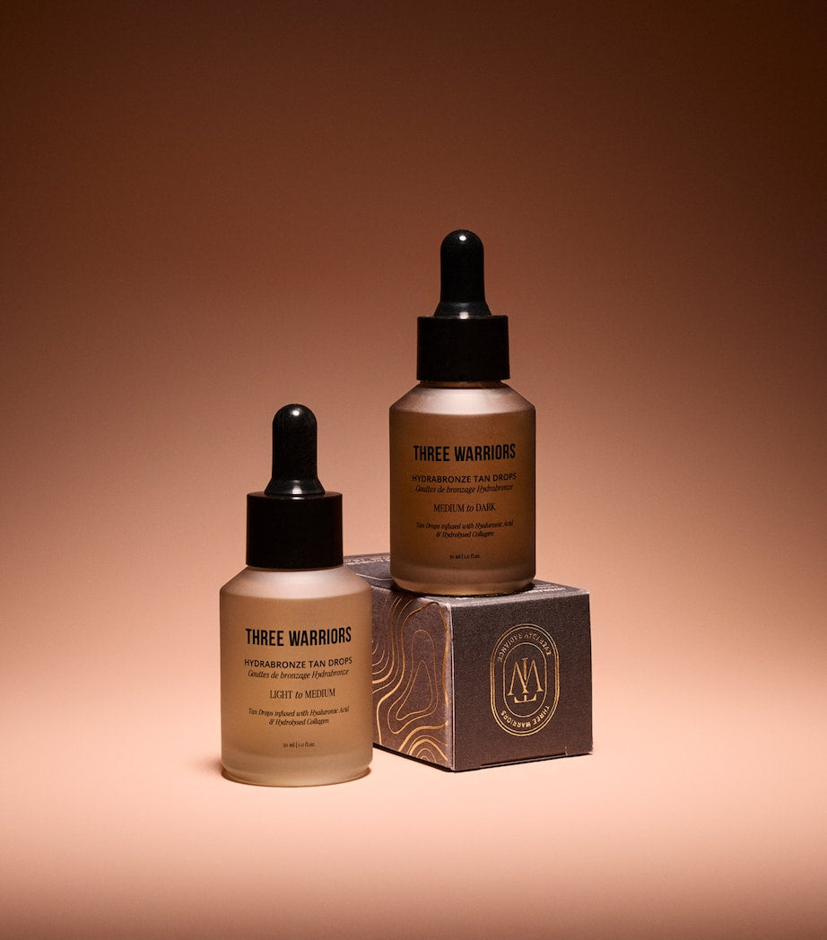 Three Warriors Hydrabronze Tan Drops - Light to Medium (30ml)