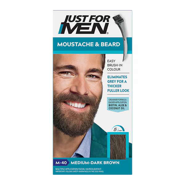 Just for Men Beard Gel Medium Dark Brown M40, UK version