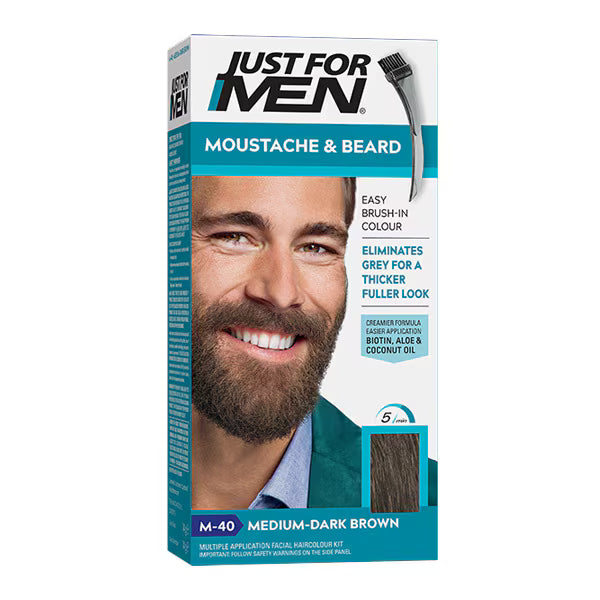Just for Men Beard Gel Medium Dark Brown M40, UK version