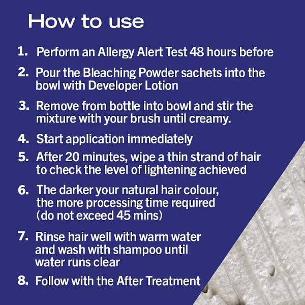 LIVE Powder Bleach Bold Blonde Permanent Hair Kit - British product