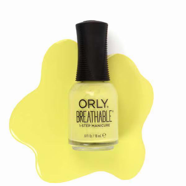 Orly Breathable Polish Sour Time To Shine 18ml, imported from the UK