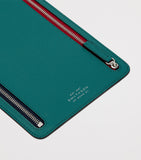 Smythson Panama Leather Multi-Zip Wallet (British brand)