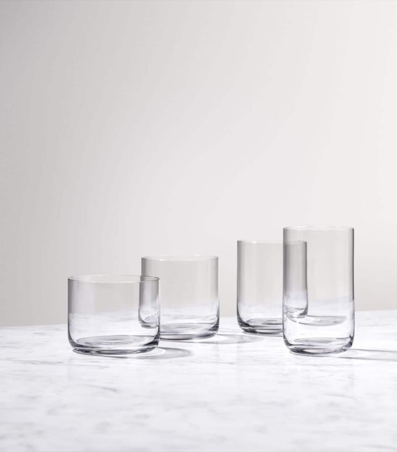 Aarke nesting glass tumblers set of 4 (290ml) - British product