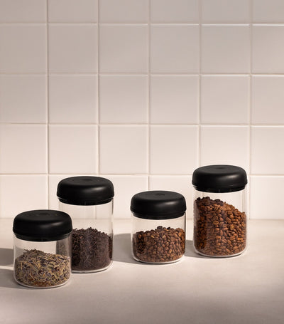 Glass Vacuum Storage Canister with Twist Seal 700ml