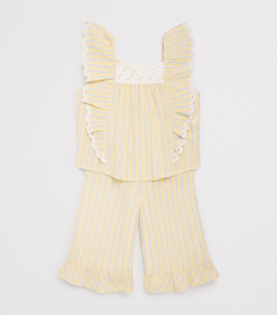 Louise Misha striped Loukie trousers for kids 3-10 years, UK version