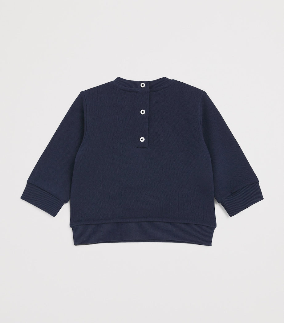 Balmain Kids Cotton Logo Sweatshirt 3-36 months - British product