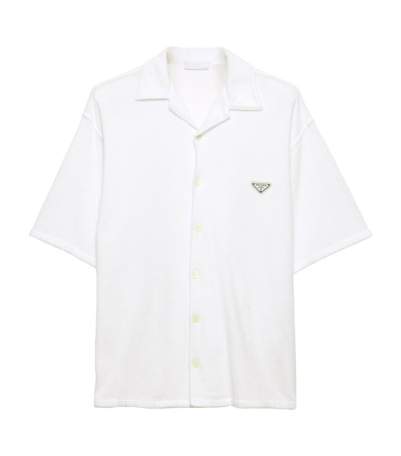 Lightweight Cotton Satin Hooded Overshirt with Detachable Hood