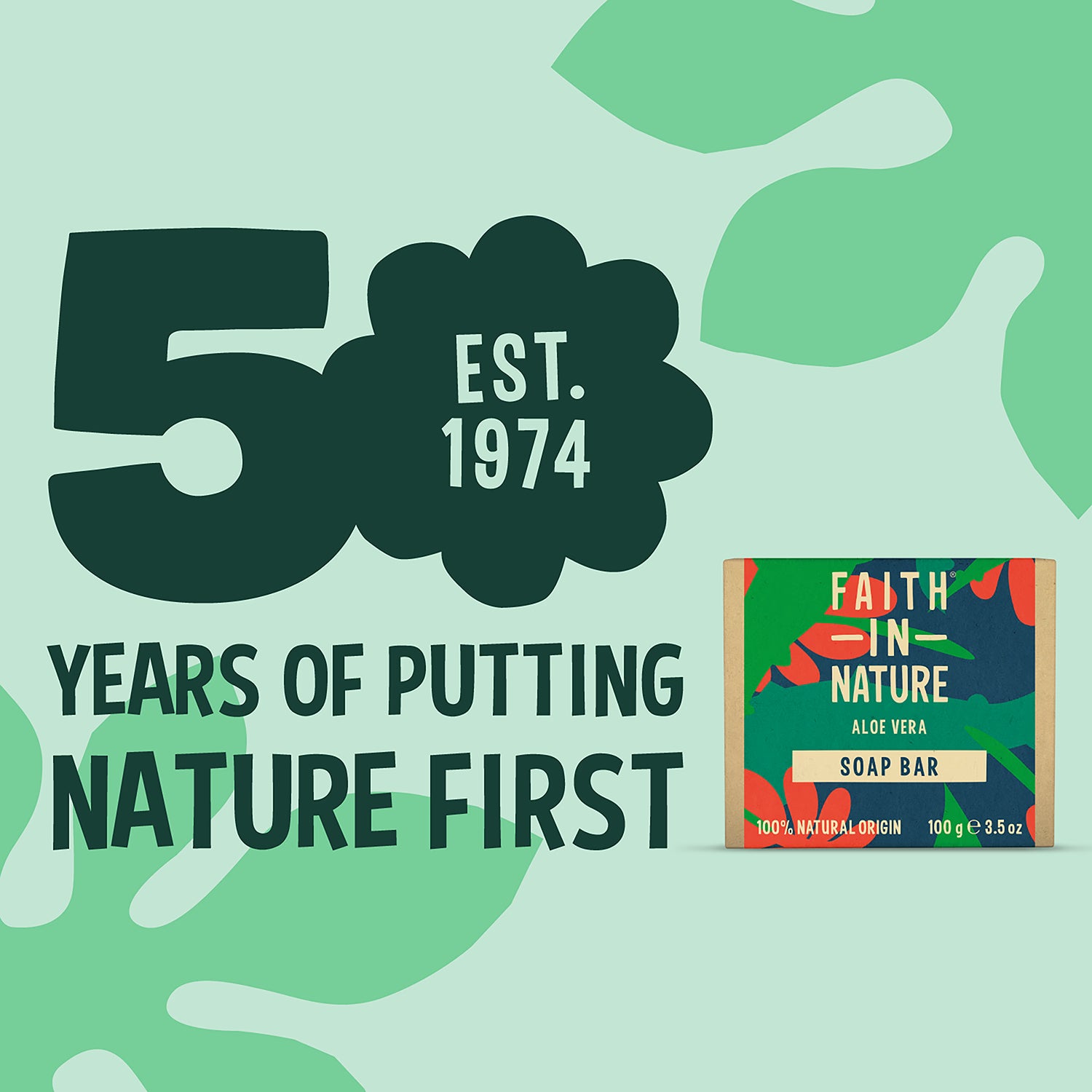 Faith In Nature Soap Bar Aloe Vera 100g