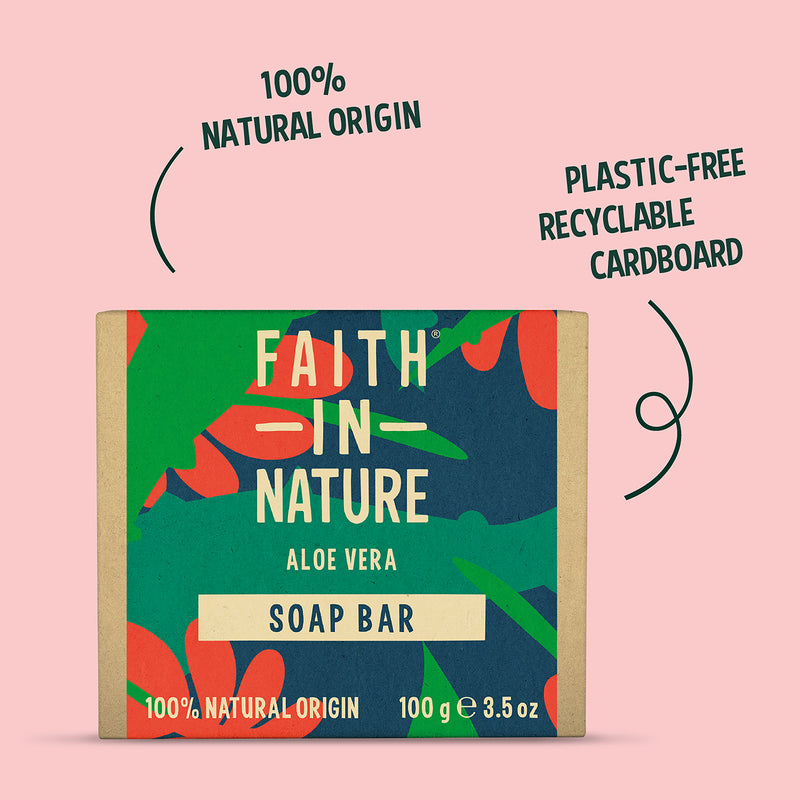 Faith In Nature Soap Bar Aloe Vera 100g