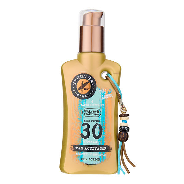 Byron Bay Tan Activator Sun Lotion SPF 30 200ml - British product