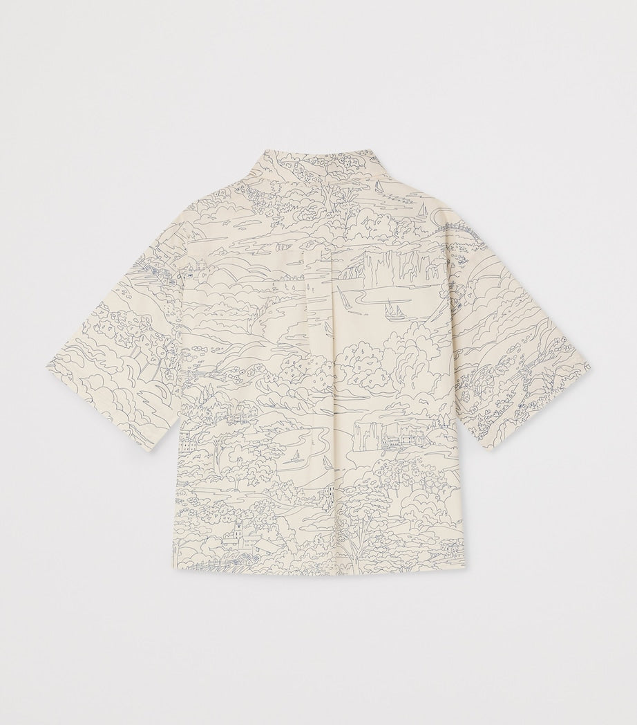 Bonpoint cotton printed shirt 10-14 years - British product