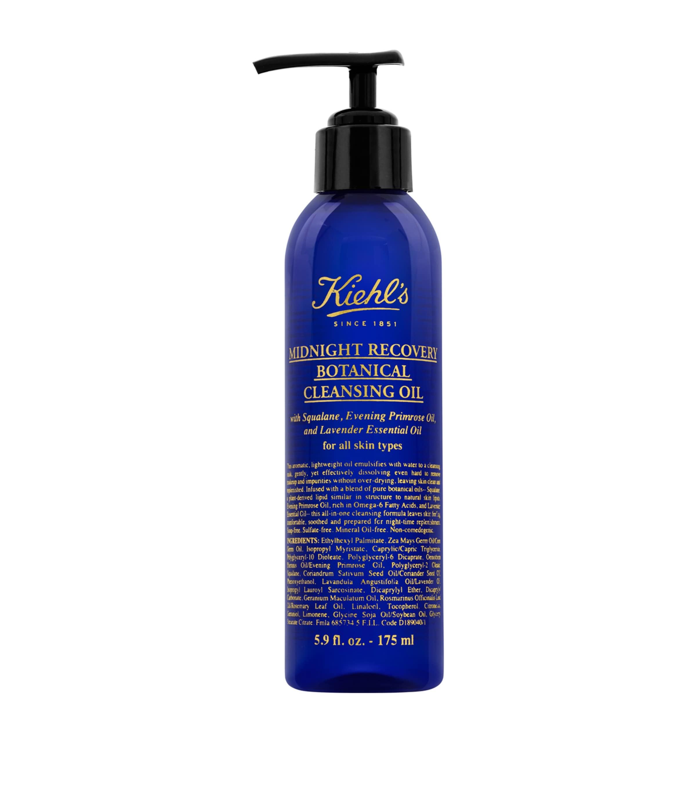 Kiehl's Midnight Recovery Cleansing Oil, UK version