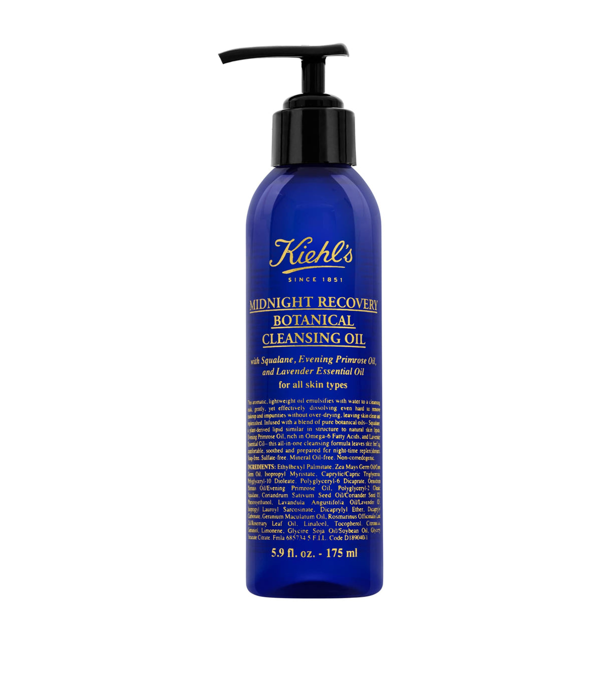 Kiehl's Midnight Recovery Cleansing Oil, UK version