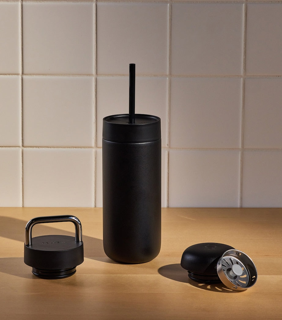 FELLOW travel mug bundle with multiple lids and straw 455ml - British product